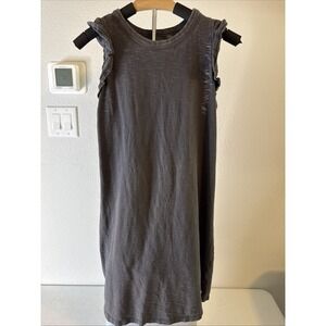 Universal Thread Women's Ruffle Sleeve TShirt Dress‎ Gray Size Small